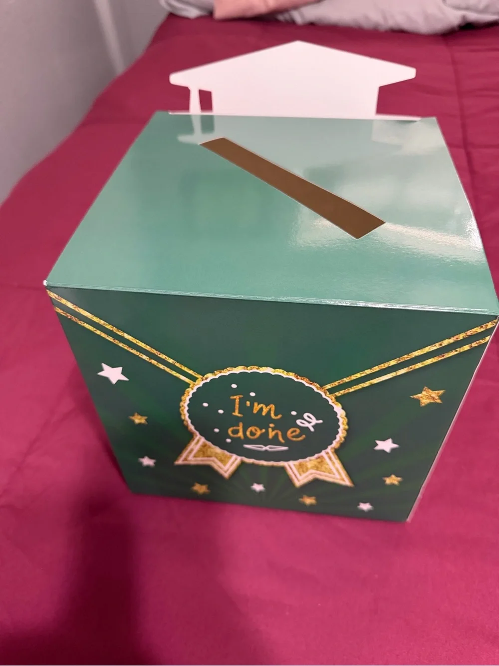 Graduation box with cards